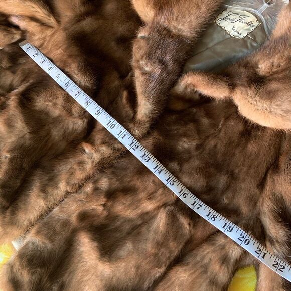 Genuine MINK Cropped Jacket (Sz L) - Picture 8 of 10